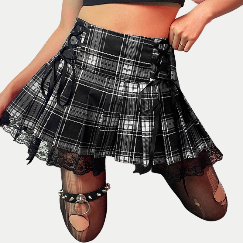 Emo Short Skirt | Emogang Outfit